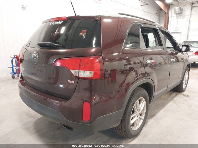 KIA Sorento Lx V6 2014 5XYKTDA7XEG426606 Image 4