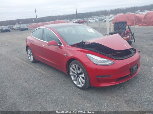 Продаж на аукціоні авто 2018 Tesla Model 3 Long Range/mid Range, vin: 5YJ3E1EA2JF155061, номер лоту: 39031031