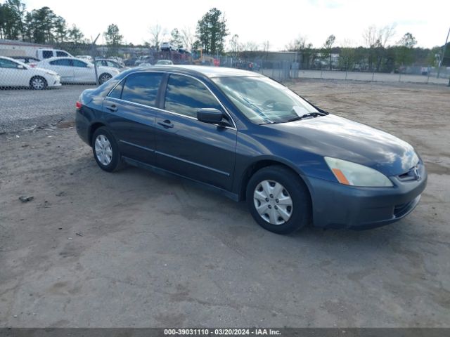 Auction sale of the 2004 Honda Accord 2.4 Lx, vin: 1HGCM56334A161380, lot number: 39031110