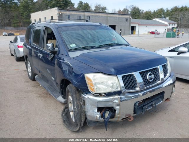 Auction sale of the 2006 Nissan Armada Le, vin: 5N1AA08BX6N700526, lot number: 39031547