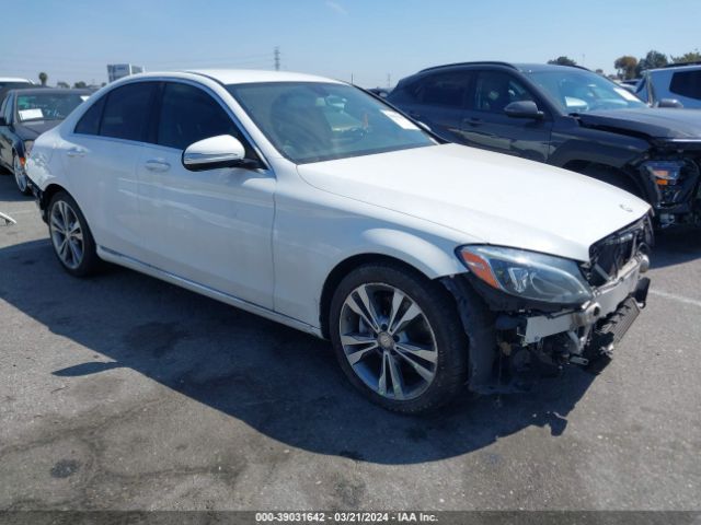 Продажа на аукционе авто 2015 Mercedes-benz C 300 4matic/luxury 4matic/sport 4matic, vin: 55SWF4KB2FU019544, номер лота: 39031642