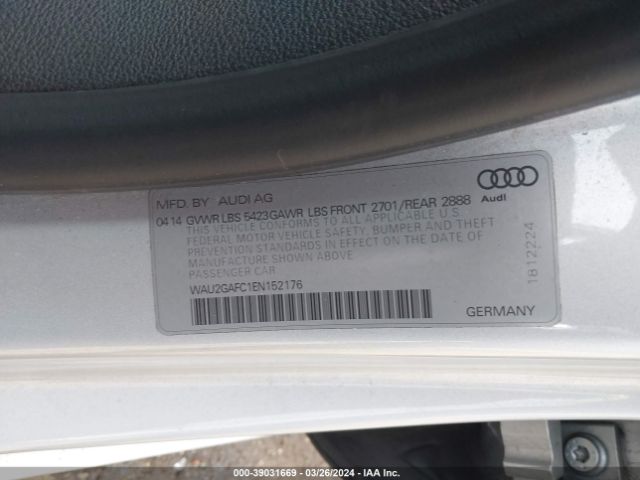 WAU2GAFC1EN152176 Audi A7 3.0t Premium Plus