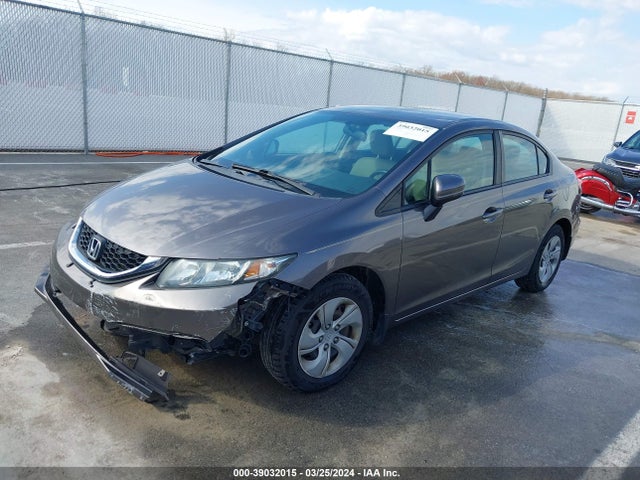 Honda Civic Lx 2014 19XFB2F5XEE030009 Image 2