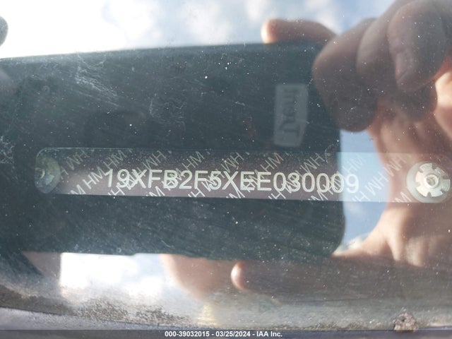 Honda Civic Lx 2014 19XFB2F5XEE030009 Image 9