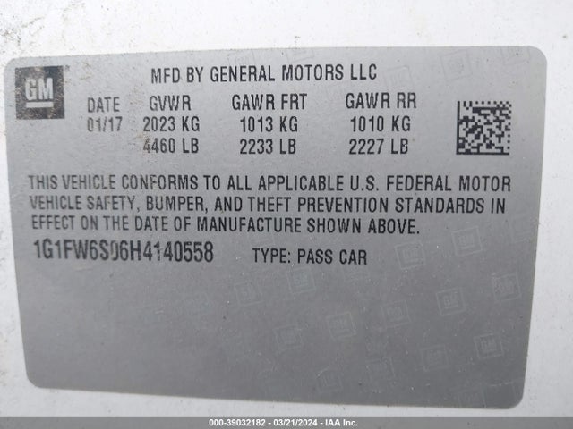 Chevrolet BOLT EV LT 2017 1G1FW6S06H4140558 Image 9