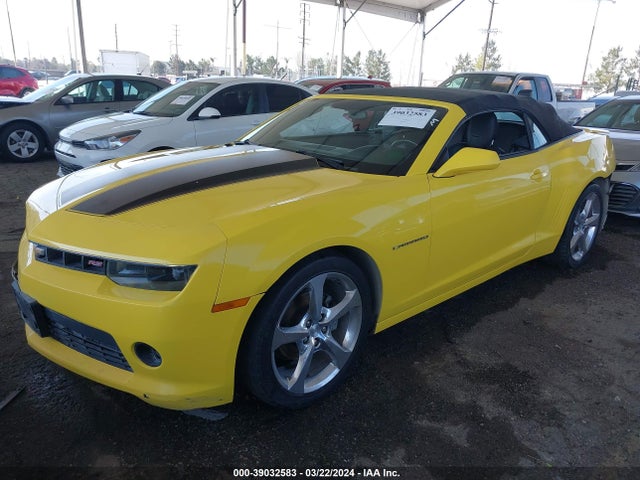 Chevrolet Camaro 2lt 2015 2G1FF3D37F9255489 Image 2
