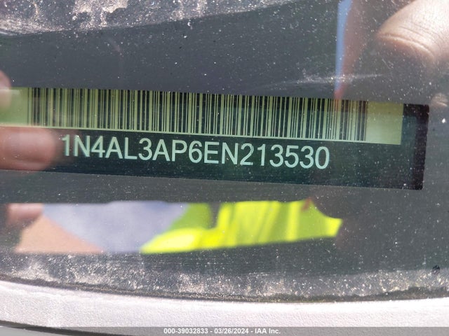 Nissan Altima 2.5 S 2014 1N4AL3AP6EN213530 Image 9