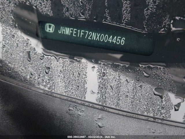 Honda CIVIC EX 2022 JHMFE1F72NX004456 Image 9