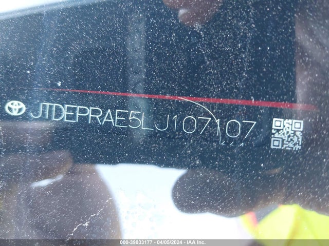 Toyota COROLLA LE 2020 JTDEPRAE5LJ107107 Image 9