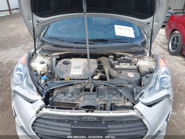 2014 Hyundai Veloster Turbo W/blue მანქანა იყიდება აუქციონზე, vin: KMHTC6AE6EU206873, აუქციონის ნომერი: 39033203