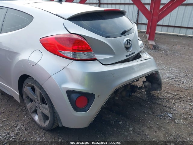2014 Hyundai Veloster Turbo W/blue მანქანა იყიდება აუქციონზე, vin: KMHTC6AE6EU206873, აუქციონის ნომერი: 39033203