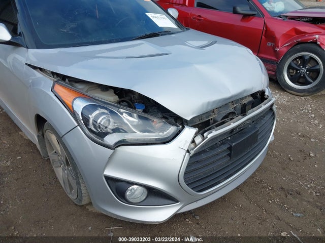 2014 Hyundai Veloster Turbo W/blue მანქანა იყიდება აუქციონზე, vin: KMHTC6AE6EU206873, აუქციონის ნომერი: 39033203