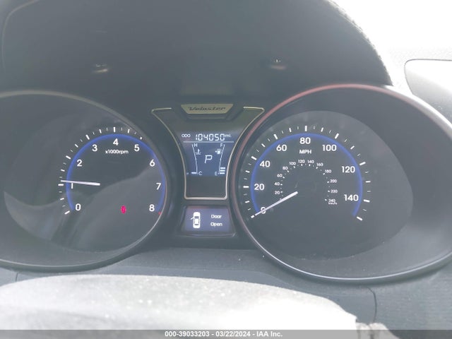 2014 Hyundai Veloster Turbo W/blue მანქანა იყიდება აუქციონზე, vin: KMHTC6AE6EU206873, აუქციონის ნომერი: 39033203