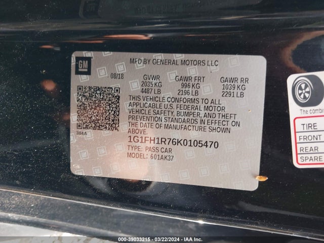 Chevrolet CAMARO 2SS 2019 1G1FH1R76K0105470 Image 9