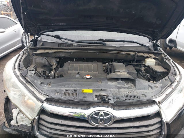 Toyota Highlander Xle V6 2016 5TDJKRFH5GS265505 Image 10