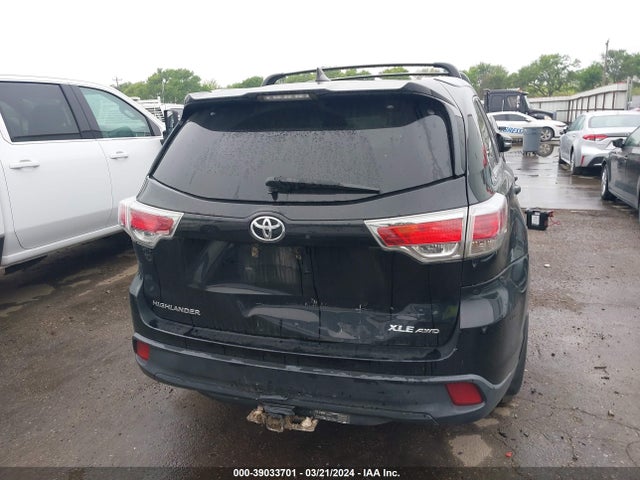 Toyota Highlander Xle V6 2016 5TDJKRFH5GS265505 Image 16