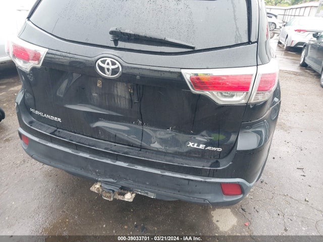 Toyota Highlander Xle V6 2016 5TDJKRFH5GS265505 Image 18