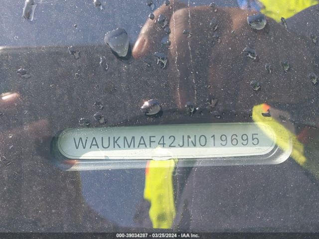 WAUKMAF42JN019695 Audi A4 2.0t Tech Ultra Premium/2.0t Ultra Premium