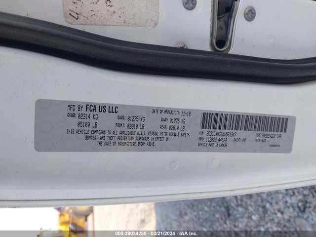 Dodge Charger Gt Rwd 2019 2C3CDXHG6KH561947 Image 9
