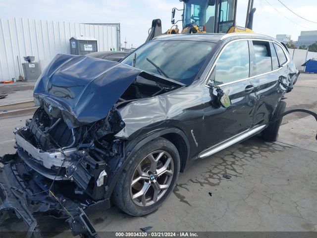 BMW X3 Sdrive30i 2021 5UXTY3C00M9H48978 Image 2
