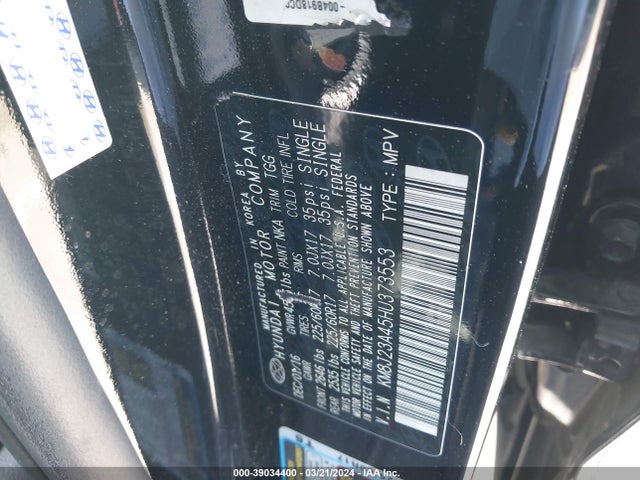 Hyundai TUCSON SE 2017 KM8J23A45HU373553 Image 9