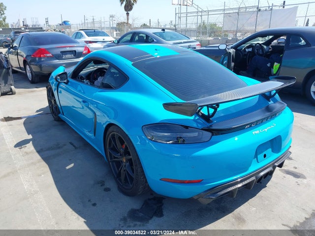 2019 PORSCHE 718 CAYMAN WP0AB2A87KS278142 Photo 2