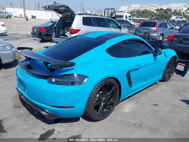 2019 PORSCHE 718 CAYMAN WP0AB2A87KS278142 Photo 3