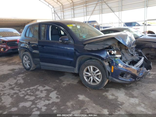 Auction sale of the 2013 Volkswagen Tiguan S, vin: WVGAV3AX9DW561752, lot number: 39034787