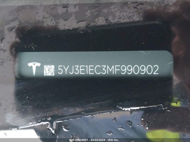2021 TESLA MODEL 3 5YJ3E1EC3MF990902 Photo 8