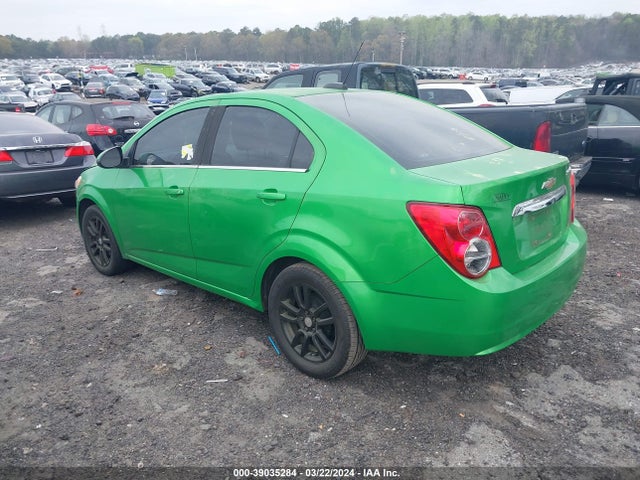 Chevrolet Sonic Lt Auto 2015 1G1JC5SH5F4170828 Image 3
