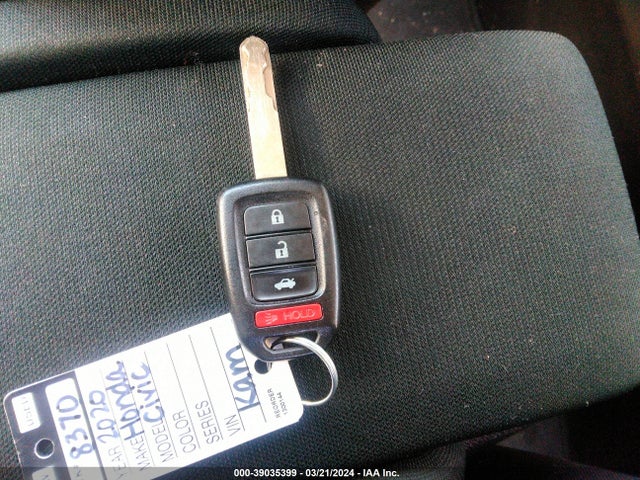 Honda Civic Lx 2020 2HGFC2F68LH595416 Image 11