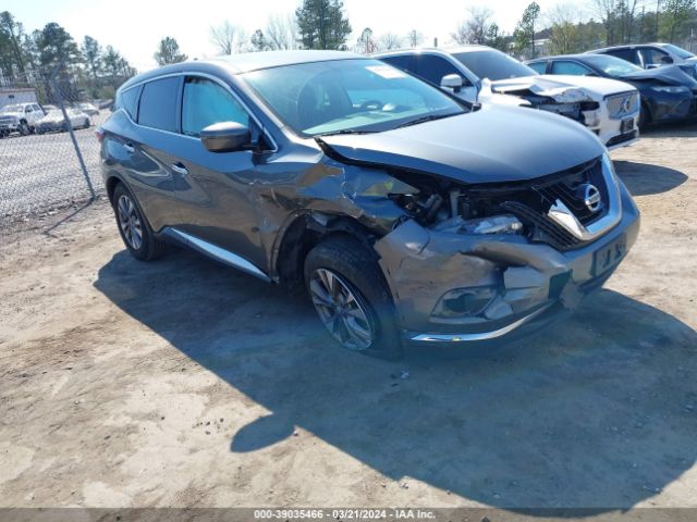Auction sale of the 2016 Nissan Murano S, vin: 5N1AZ2MG1GN153296, lot number: 39035466