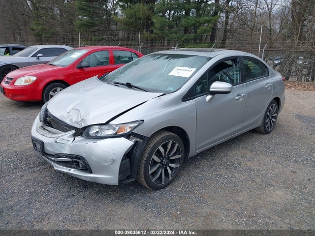 Honda Civic Ex-l 2014 19XFB2F95EE236440 Image 2