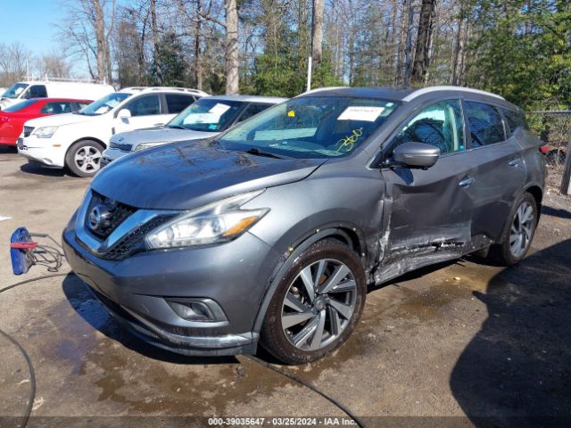 5N1AZ2MH1FN226755 Nissan Murano Platinum
