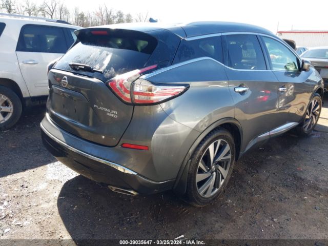 5N1AZ2MH1FN226755 Nissan Murano Platinum