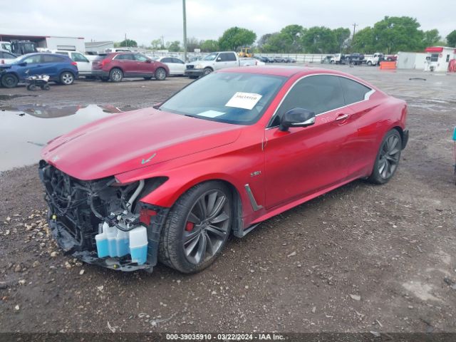 JN1FV7EK3KM360585 Infiniti Q60 3.0t Red Sport 400