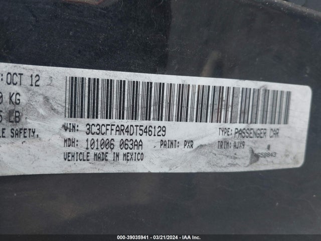 2013 FIAT 500 3C3CFFAR4DT546129 Photo 8