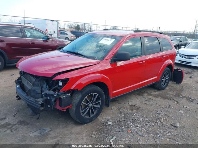 Dodge JOURNEY SE 2017 3C4PDCAB5HT581398 Image 2