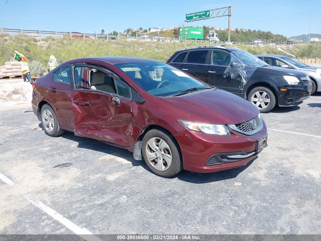 Honda Civic Lx 2014 19XFB2F53EE211209 Image 1