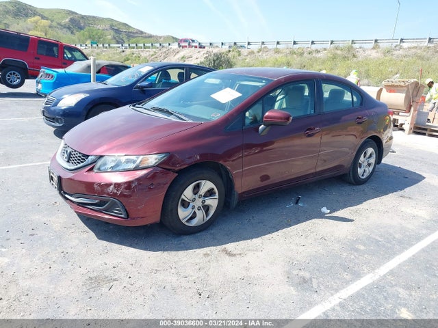 Honda Civic Lx 2014 19XFB2F53EE211209 Image 2