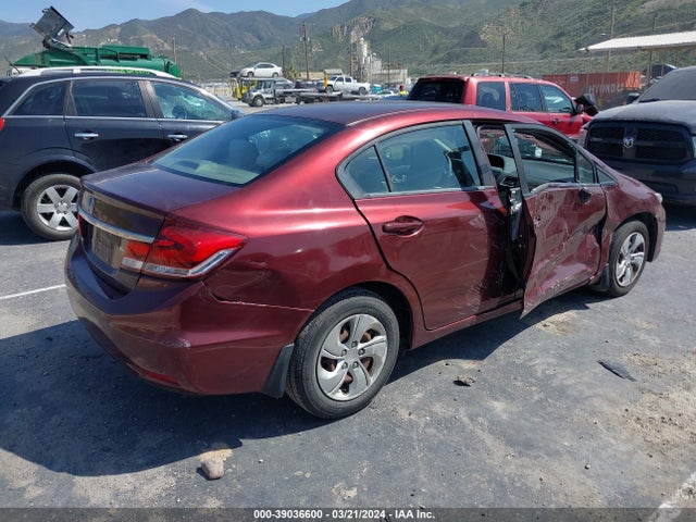 Honda Civic Lx 2014 19XFB2F53EE211209 Image 4