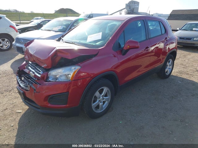 Chevrolet Trax 1ls 2015 KL7CJPSB0FB057567 Image 2