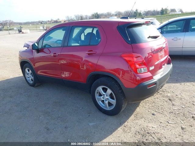 Chevrolet Trax 1ls 2015 KL7CJPSB0FB057567 Image 3
