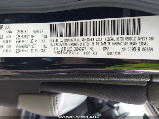 Jeep Cherokee Latitude 2014 1C4PJLCS1EW148477 Image 9