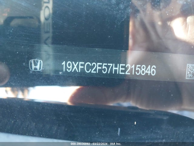 Honda Civic Lx 2017 19XFC2F57HE215846 Image 9