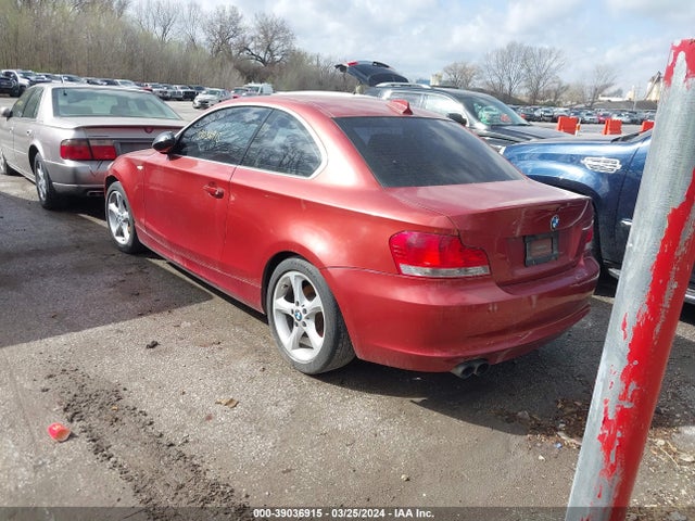 39036915 :رقم المزاد ، WBAUP735X8VF08357 vin ، 2008 Bmw 128i مزاد بيع