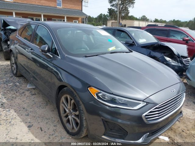Auction sale of the 2019 Ford Fusion Sel, vin: 3FA6P0CD9KR140500, lot number: 39037232