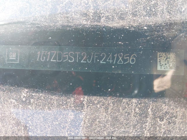 Chevrolet MALIBU LT 2018 1G1ZD5ST2JF241856 Image 9