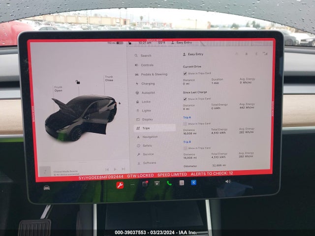 5YJYGDEE8MF092444 Tesla Model Y