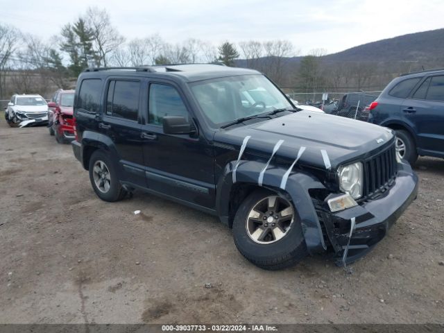 Auction sale of the 2008 Jeep Liberty Sport, vin: 1J8GN28K28W283813, lot number: 39037733